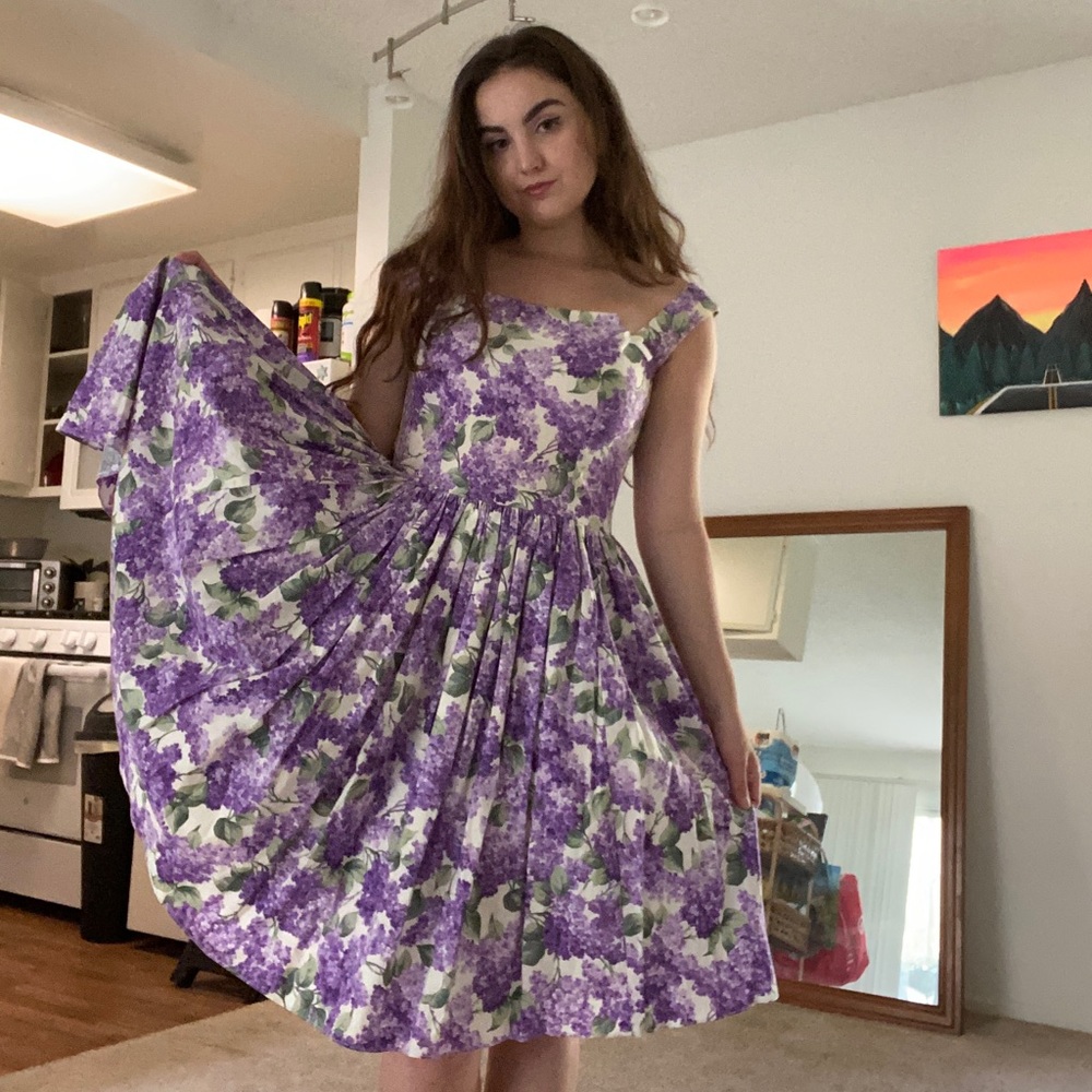 Vintage-Inspired Grapevine Day Dress
